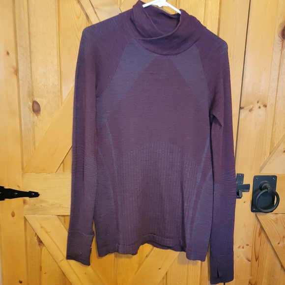 Athleta Wool Blend Turtleneck Sweater Large - Picture 5 of 6